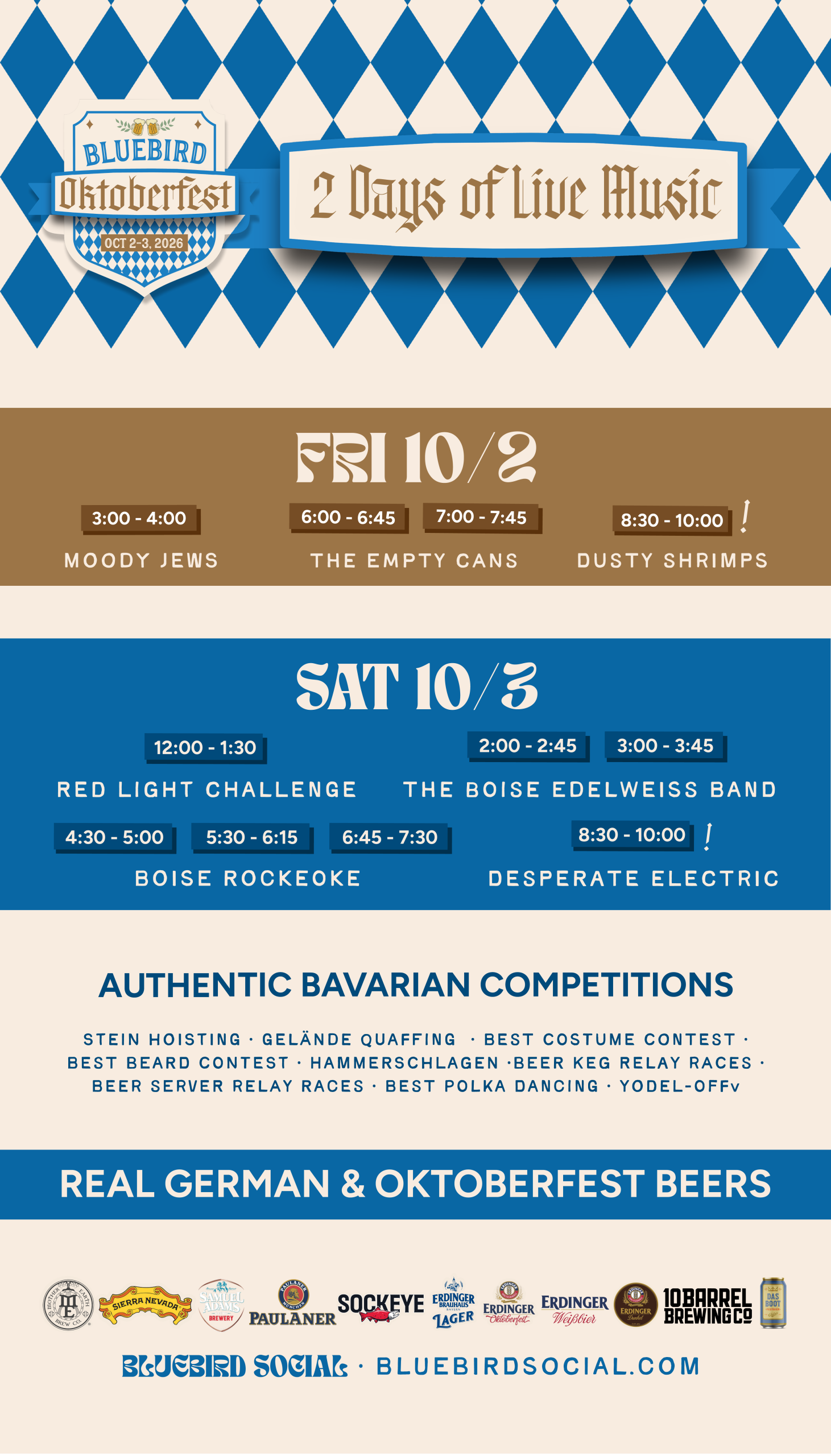 Bluebird Oktoberfest — event image